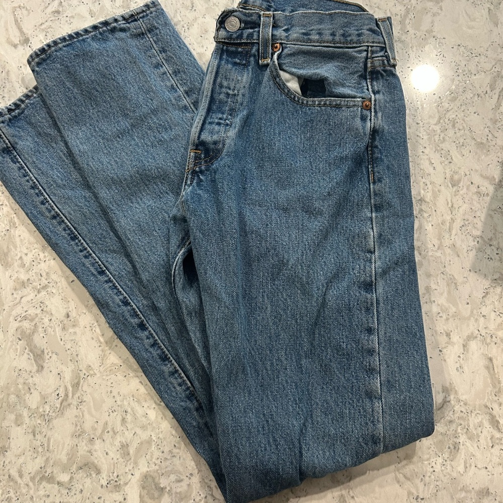 Signature by Levi Strauss 501 Men's Straight Jeans - Blue